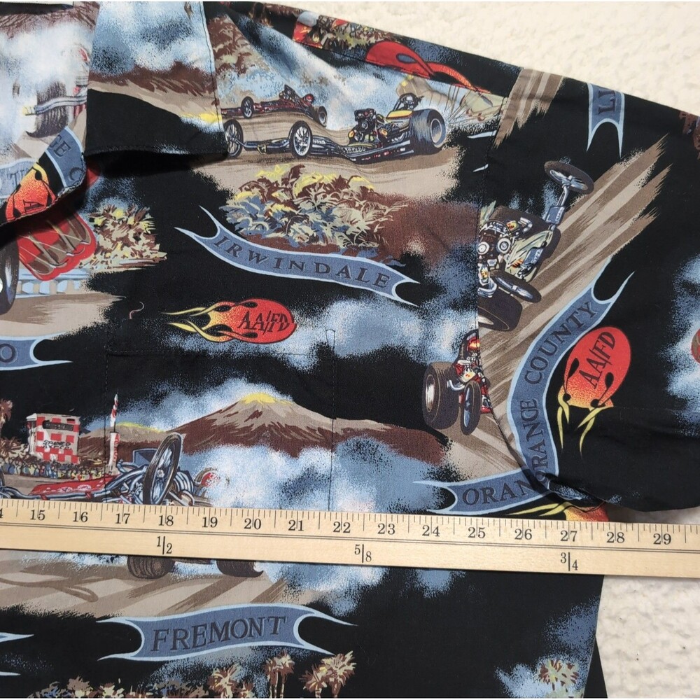 Vintaqe Matt Rider Laguna Beach Men’s XL Casual Resort Hawaiian Button-Up Shirt - Picture 5 of 7